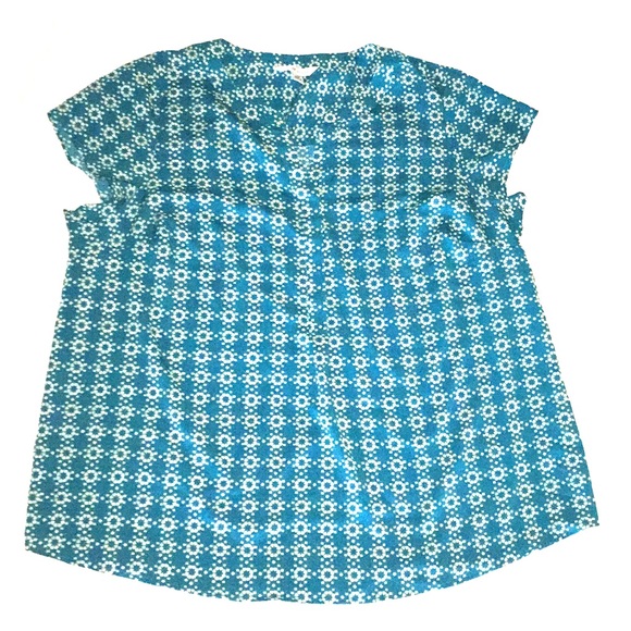 croft & barrow Tops - • Turquoise Blouse •